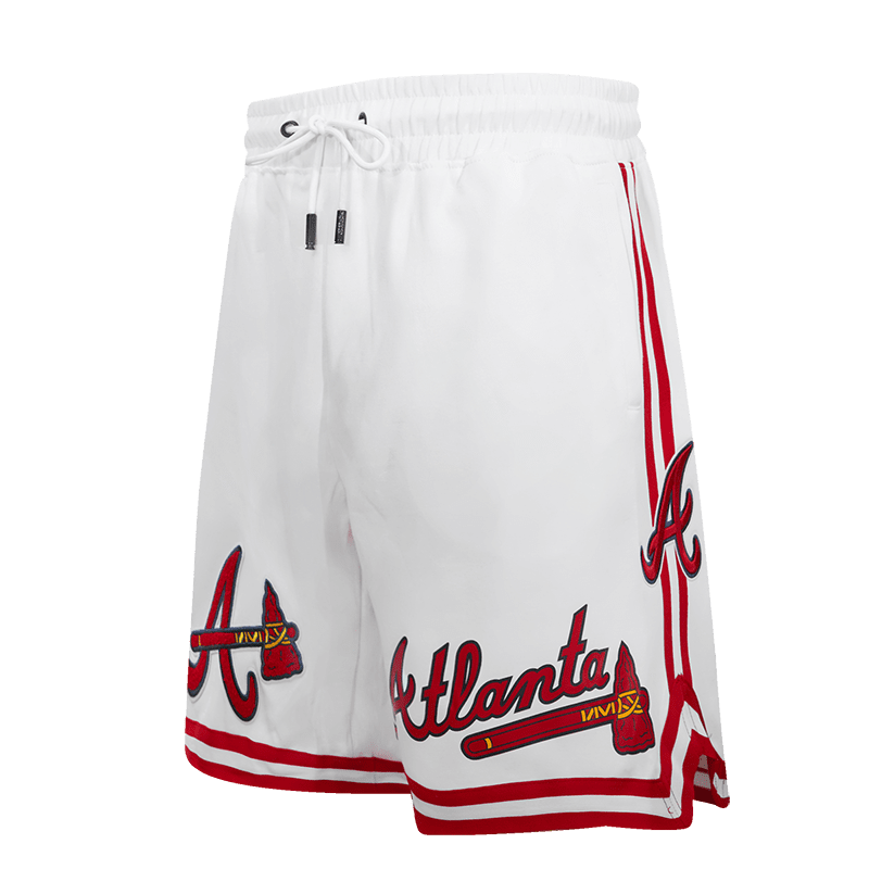 MLB ATLANTA BRAVES LOGO PRO TEAM MEN'S SHORT (WHITE)