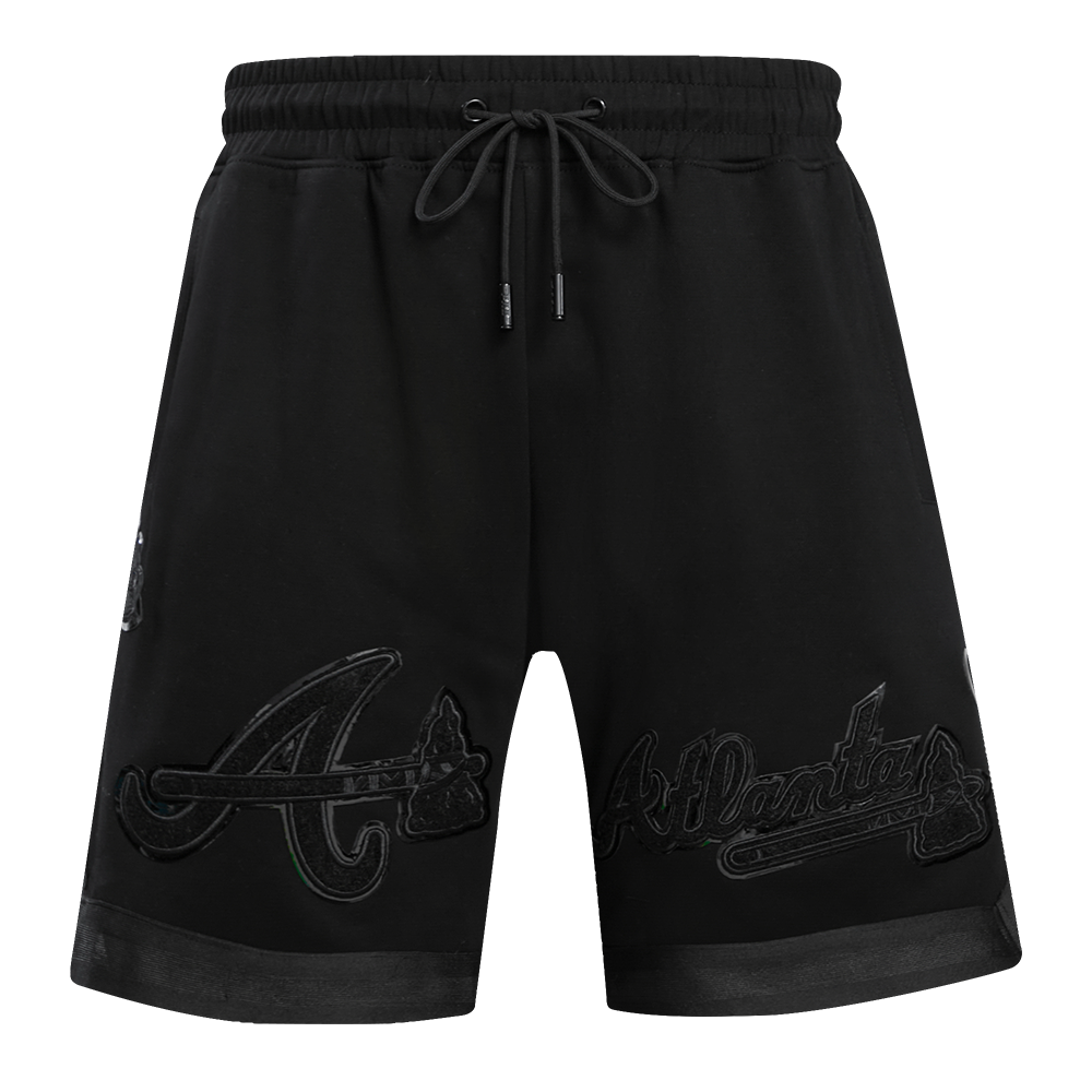 MLB ATLANTA BRAVES TRIPLE BLACK PRO TEAM MEN'S SHORT (BLACK)
