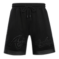 MLB ATLANTA BRAVES TRIPLE BLACK PRO TEAM MEN'S SHORT (BLACK)