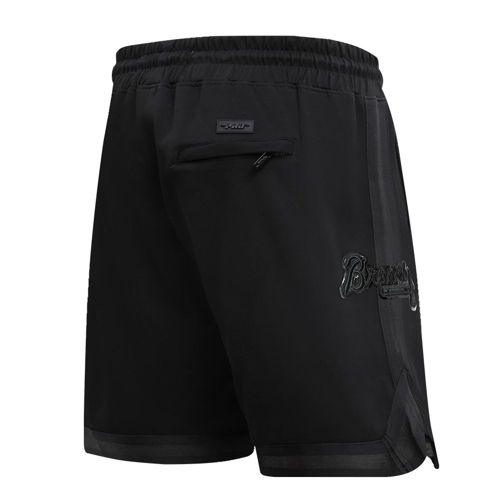 MLB ATLANTA BRAVES TRIPLE BLACK PRO TEAM MEN'S SHORT (BLACK)