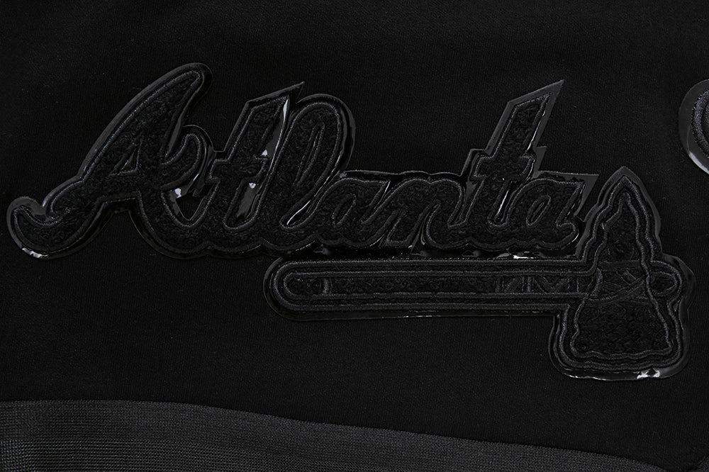 MLB ATLANTA BRAVES TRIPLE BLACK PRO TEAM MEN'S SHORT (BLACK)