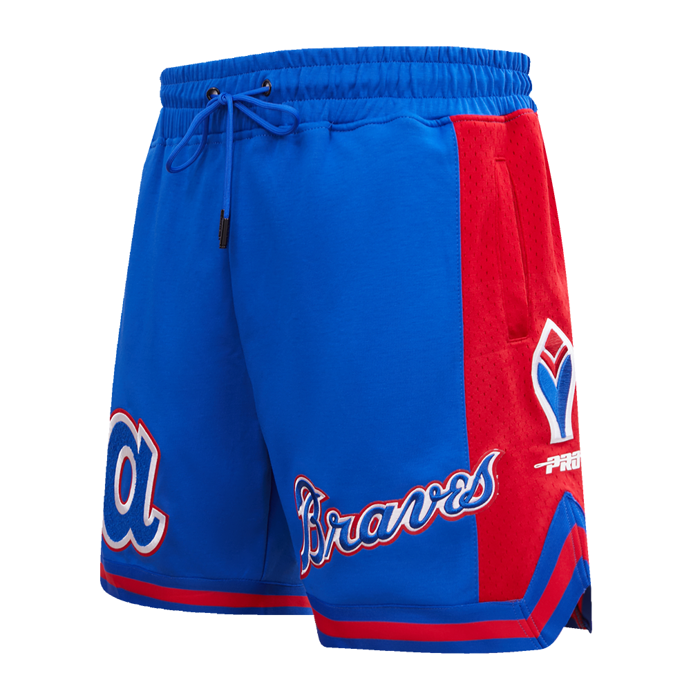 MLB ATLANTA BRAVES RETRO CLASSIC SHORT 2.0 POUR HOMME (BLEU ROYAL/ROUGE)