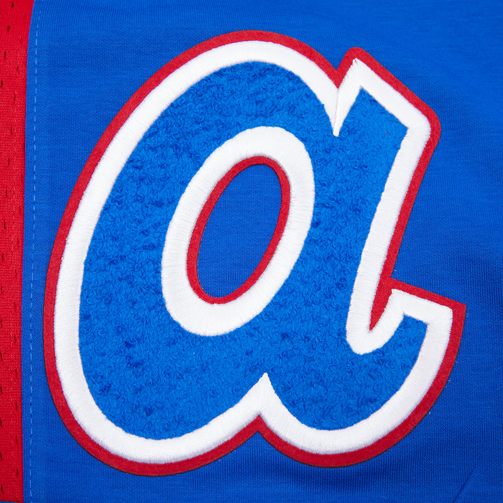 MLB ATLANTA BRAVES RETRO CLASSIC SHORT 2.0 POUR HOMME (BLEU ROYAL/ROUGE)
