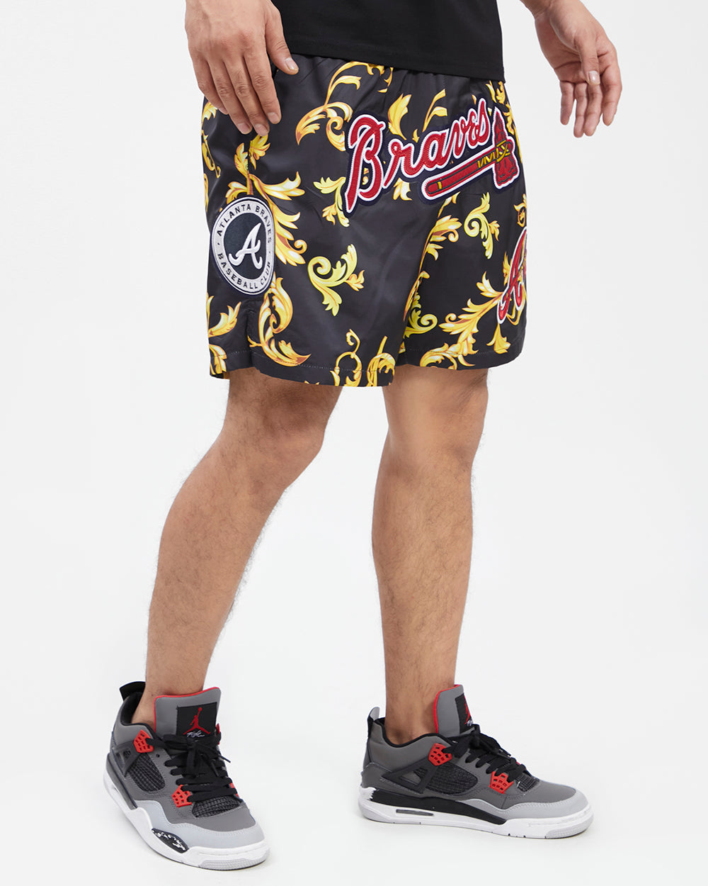 MLB ATLANTA BRAVES AOP MARS MEN'S WOVEN SHORT (BAROQUE)