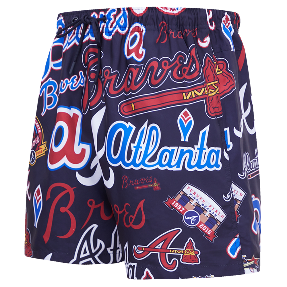 MLB ATLANTA BRAVES TOSS LOGO MEN'S WOVEN SHORT (1AB)