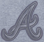 MLB ATLANTA BRAVES NEUTRAL MEN'S  FLC SHORT (DARK HEATHER GRAY)