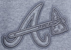 MLB ATLANTA BRAVES NEUTRAL MEN'S  FLC SHORT (DARK HEATHER GRAY)