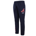 MLB ATLANTA BRAVES CLASSIC WIND SUIT MEN'S WOVEN PANT (MIDNIGHT NAVY)