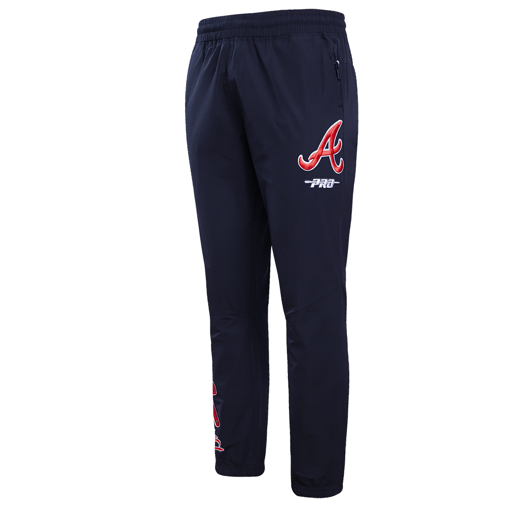 MLB ATLANTA BRAVES CLASSIC WIND SUIT PANTALON TISSÉ POUR HOMME (MARINE MINUIT)