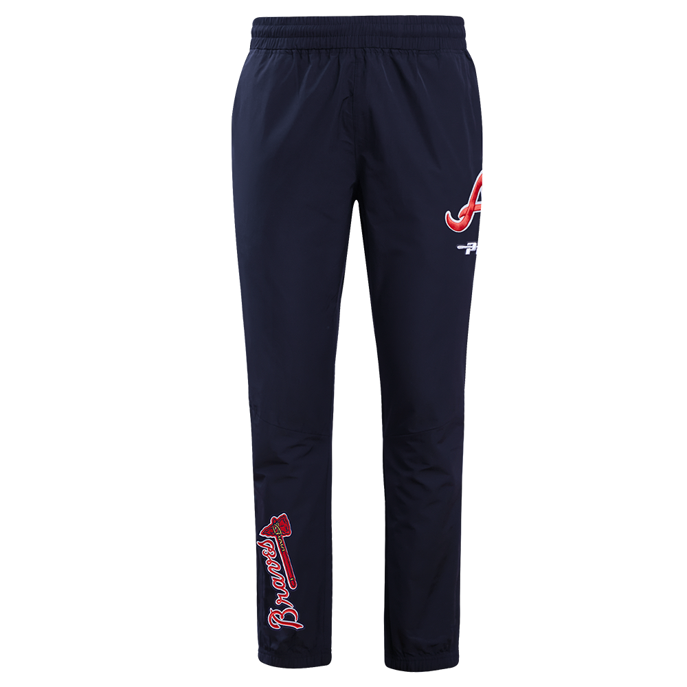 MLB ATLANTA BRAVES CLASSIC WIND SUIT PANTALON TISSÉ POUR HOMME (MARINE MINUIT)