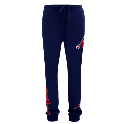 MLB ATLANTA BRAVES CLASSIC CHENILLE MEN'S JOGGER (MIDNIGHT NAVY)