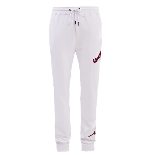 MLB ATLANTA BRAVES CLASSIC CHENILLE MEN'S JOGGER (WHITE)
