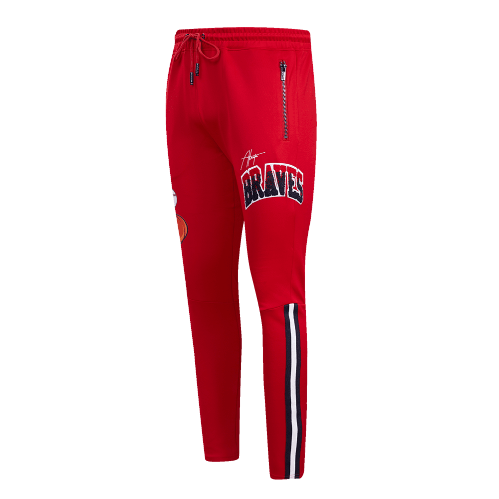 MLB ATLANTA BRAVES PANTALON D'ENTRAÎNEMENT HOMETOWN POUR HOMME (ROUGE/MARINE MINUIT)