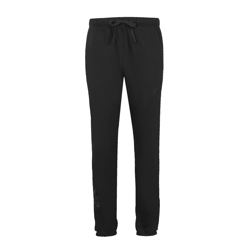 MLB ATLANTA BRAVES NEUTRAL PANTALON OUATÉ POUR HOMME (NOIR)