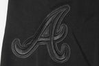 MLB ATLANTA BRAVES NEUTRAL PANTALON OUATÉ POUR HOMME (NOIR)