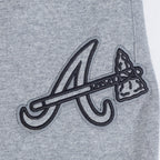 MLB ATLANTA BRAVES NEUTRAL MEN'S  FLC SWEATPANT (DARK HEATHER GRAY)