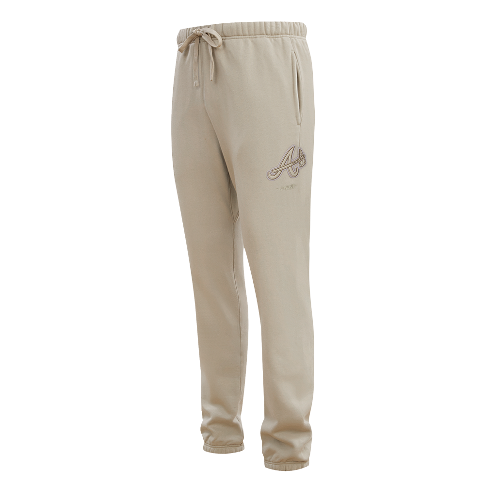 MLB ATLANTA BRAVES NEUTRAL PANTALON OUATÉ POUR HOMME (TAUPE)