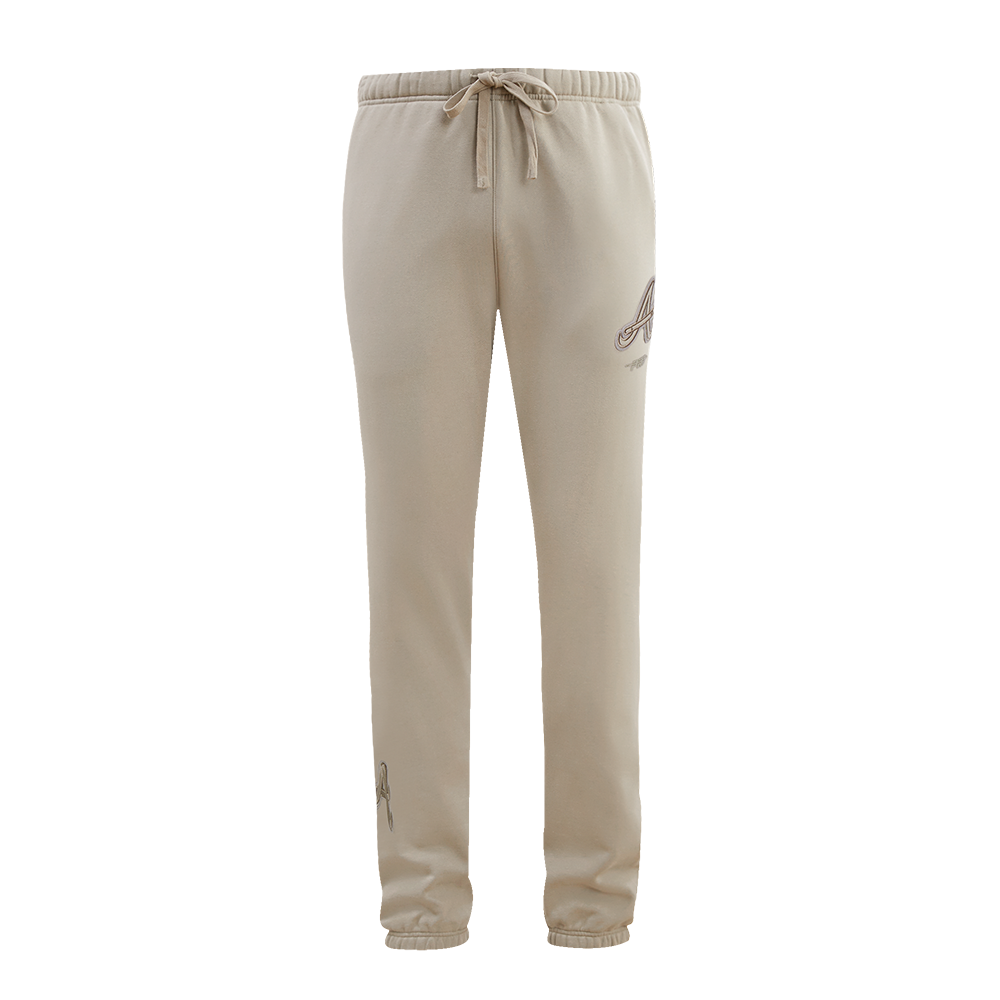 MLB ATLANTA BRAVES NEUTRAL PANTALON OUATÉ POUR HOMME (TAUPE)