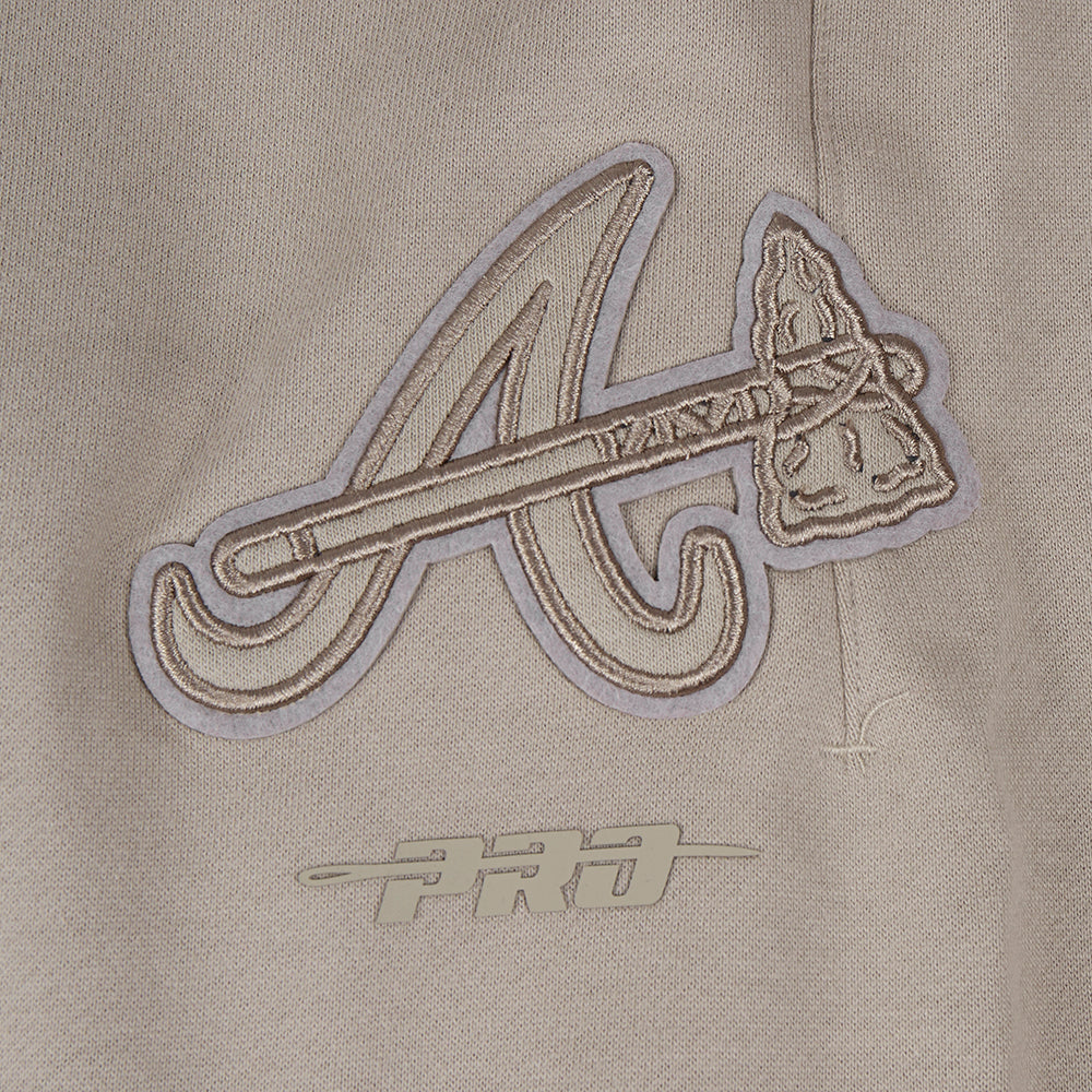 MLB ATLANTA BRAVES NEUTRAL PANTALON OUATÉ POUR HOMME (TAUPE)