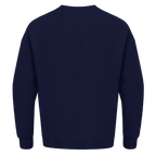 MLB ATLANTA BRAVES OLD ENGLISH CHANDAIL À COL ROND EN MOLLETON POUR HOMME (MARINE MINUIT)