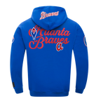 MLB ATLANTA BRAVES SOUVENIR MEN'S FLC PO HOODIE (ROYAL BLUE)