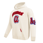 MLB ATLANTA BRAVES BEST OF MEN'S DROP SHOULDER FLC PO HOODIE (EGGSHELL)