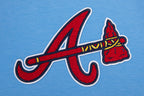 MLB ATLANTA BRAVES CLASSIC CHENILLE MEN'S PULLOVER HOODIE (UNIVERSITY BLUE)