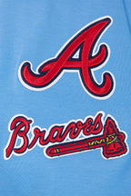 MLB ATLANTA BRAVES CLASSIC CHENILLE MEN'S PULLOVER HOODIE (UNIVERSITY BLUE)