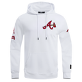 MLB ATLANTA BRAVES CLASSIC CHENILLE CHANDAIL À CAPUCHON POUR HOMME (BLANC)