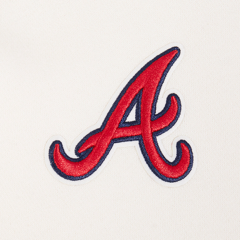 MLB ATLANTA BRAVES CLASSIC ICON MEN'S SWEATSHIRT (EGGSHELL)