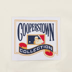 MLB ATLANTA BRAVES RETRO CLASSICS MEN'S RIB FLC PO HOODIE (EGGSHELL/ RED)