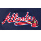 MLB ATLANTA BRAVES MASH UP MEN'S RIB FLC CREWNECK (MIDNIGHT NAVY/RED/MIDNIGHT NAVY)