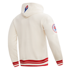 MLB ATLANTA BRAVES RETRO CLASSIC CHANDAIL À CAPUCHON POUR HOMME (COQUILLE D'ŒUF/ROUGE)