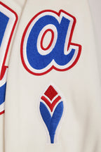 MLB ATLANTA BRAVES RETRO CLASSIC CHANDAIL À CAPUCHON POUR HOMME (COQUILLE D'ŒUF/ROUGE)