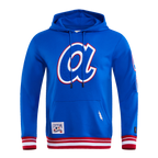 MLB ATLANTA BRAVES RETRO CLASSIC MEN'S PULLOVER HOODIE (ROYAL/RED)