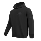MLB ATLANTA BRAVES NEUTRAL DROP SHOULDER MEN'S PULLOVER HOODIE (BLACK)