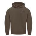 MLB ATLANTA BRAVES NEUTRAL MEN'S  DROP SHOULDER FLC PO HOODIE (DARK TAUPE)