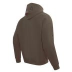 MLB ATLANTA BRAVES NEUTRAL MEN'S  DROP SHOULDER FLC PO HOODIE (DARK TAUPE)