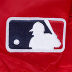MLB ATLANTA BRAVES SOUVENIR MEN'S SATIN JACKET (RED)