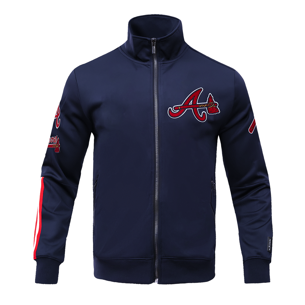 MLB ATLANTA BRAVES CLASSIC VESTE D'ENTRAÎNEMENT POUR HOMME (MARINE MINUIT)