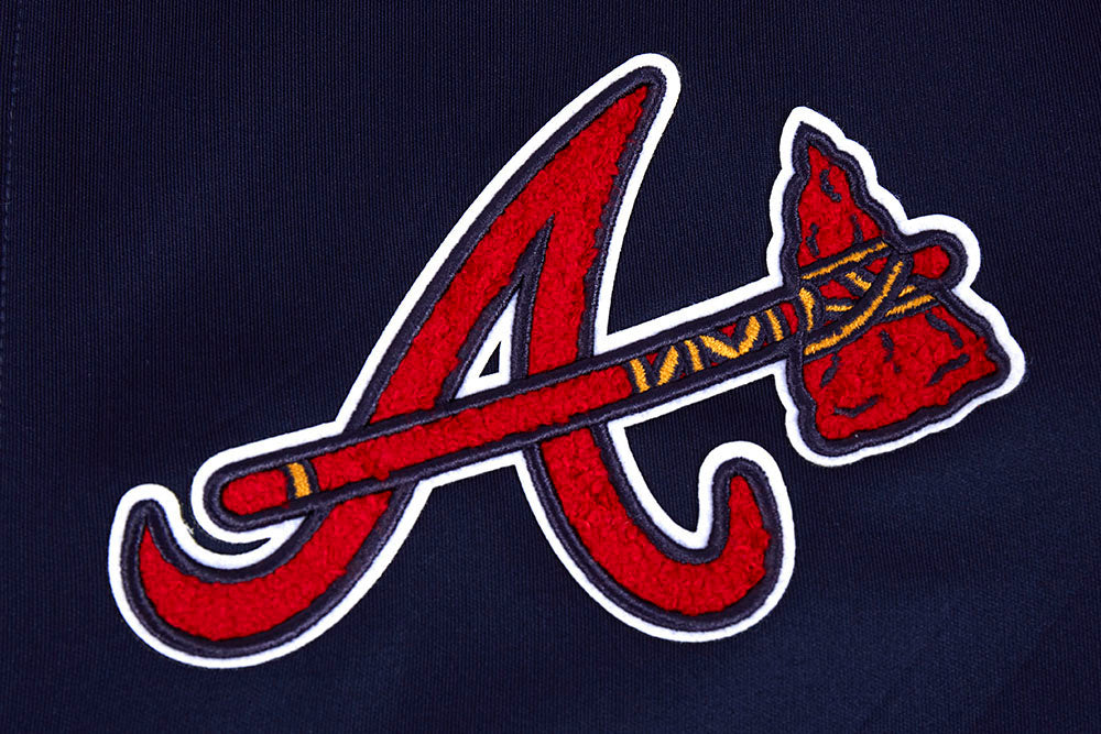 MLB ATLANTA BRAVES CLASSIC VESTE D'ENTRAÎNEMENT POUR HOMME (MARINE MINUIT)
