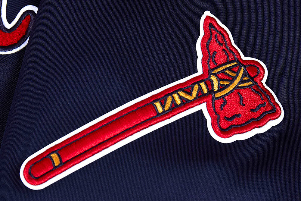 MLB ATLANTA BRAVES CLASSIC VESTE D'ENTRAÎNEMENT POUR HOMME (MARINE MINUIT)