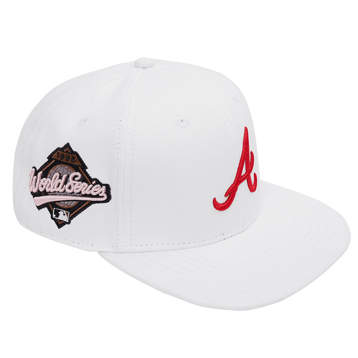 MLB ATLANTA BRAVES LOGO 1995 WORLD SERIES UNISEX SNAPBACK HAT (EGGSHELL)