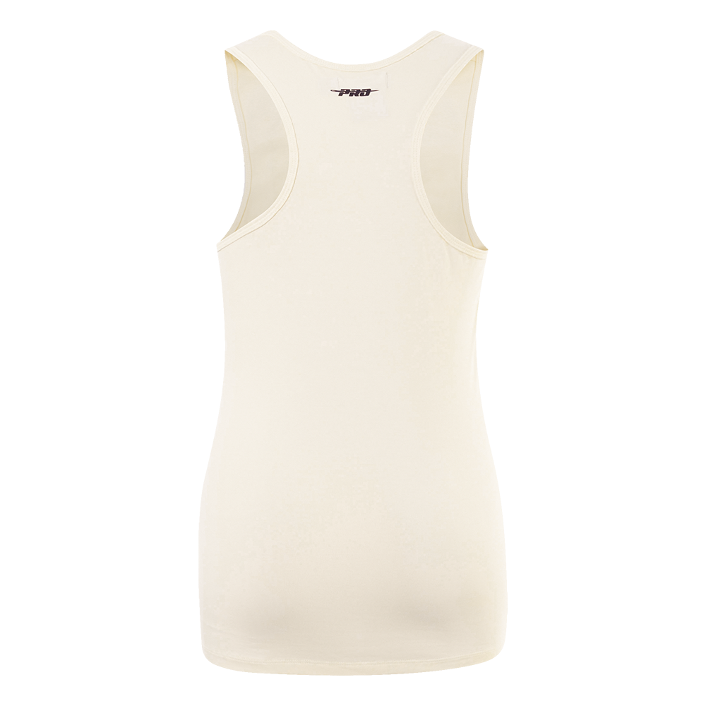 MLB ATLANTA BRAVES TRIPLE TONAL CAMISOLE DOS NAGEUR À COUPE DÉCONTRACTÉE POUR FEMME (COQUILLE D'ŒUF)