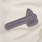 MLB ATLANTA BRAVES REVERSE FRENCH TERRY HAUT EN JERSEY SIMPLE À COUPE CARRÉE POUR FEMME (COQUILLE D'ŒUF)