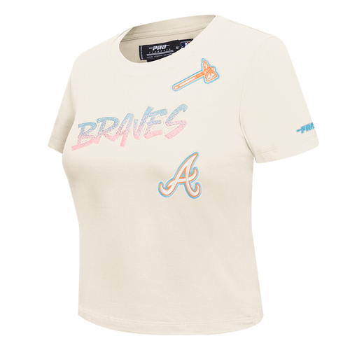 MLB ATLANTA BRAVES HIGH IMPACT HAUT BABY DOLL POUR FEMME (COQUILLE D'ŒUF)