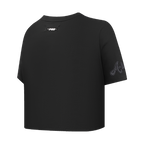 MLB ATLANTA BRAVES NEUTRAL WOMEN'S BOXY TOP (BLACK)