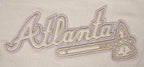 MLB ATLANTA BRAVES NEUTRAL WOMEN'S BOXY TOP (TAUPE)