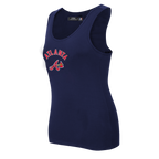 MLB ATLANTA BRAVES CLASSIC WOMEN'S RELAXED FIT RACERBACK (MIDNIGHT NAVY)