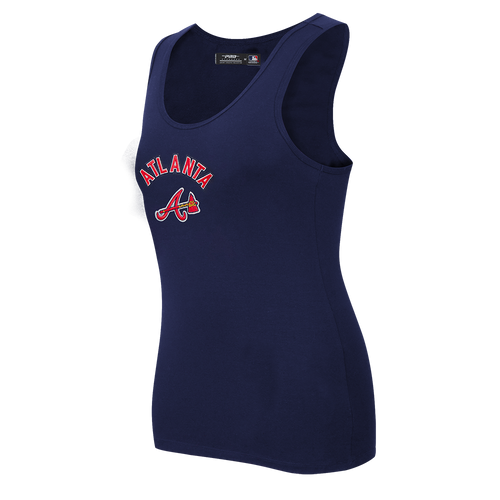 MLB ATLANTA BRAVES CLASSIC WOMEN'S RELAXED FIT RACERBACK (MIDNIGHT NAVY)